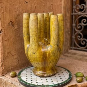 Authentic Moroccan Multi-Candle Holder – 8 Arm