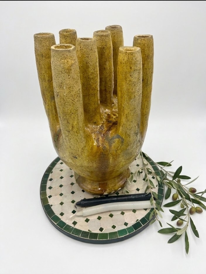 Authentic Moroccan Multi-Candle Holder - 8 Arm - Image 2