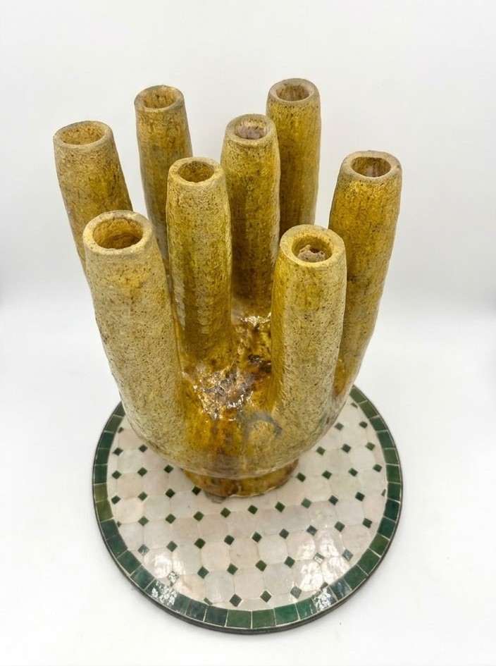 Authentic Moroccan Multi-Candle Holder - 8 Arm - Image 4